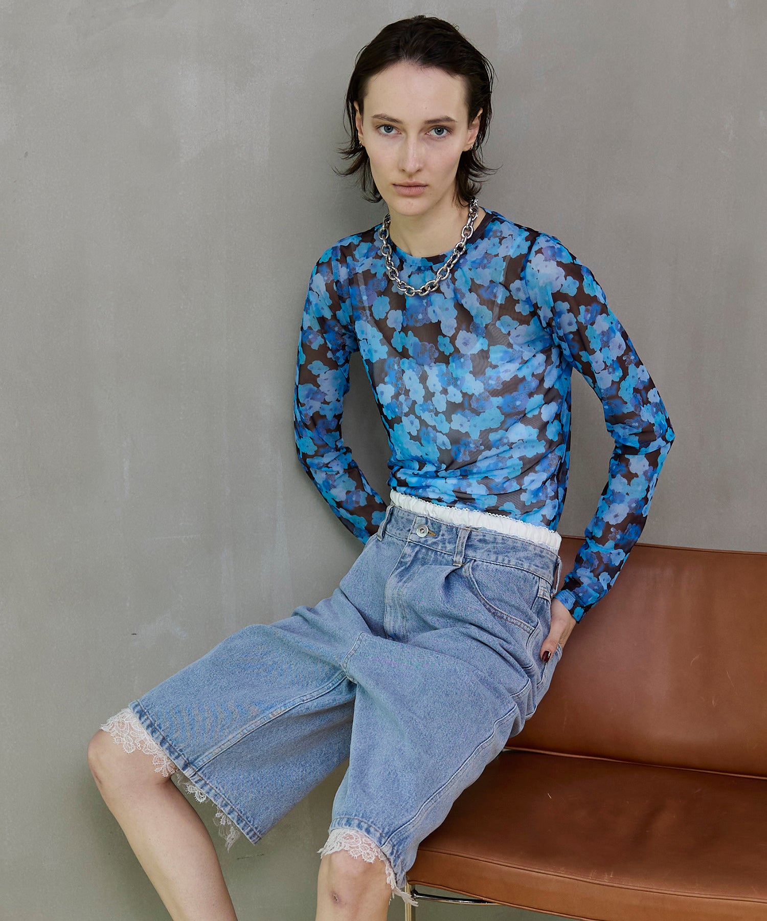 【26SPRING PRE-ORDER】Flower Print Tops