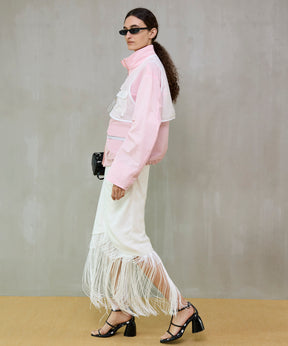 【26SPRING PRE-ORDER】Multi-Way Layered Twist Fringe Skirt