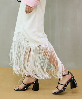 【26SPRING PRE-ORDER】Plump Heel Nude Sandals