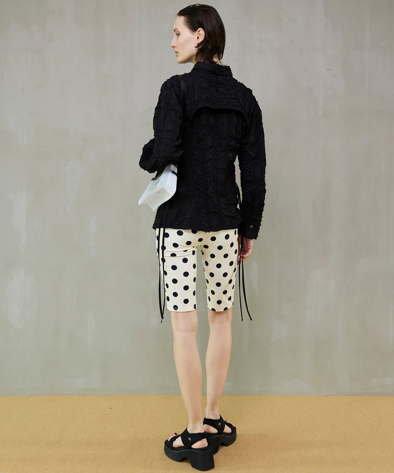 【26SPRING PRE-ORDER】Shirring Fabric Shape Shirt