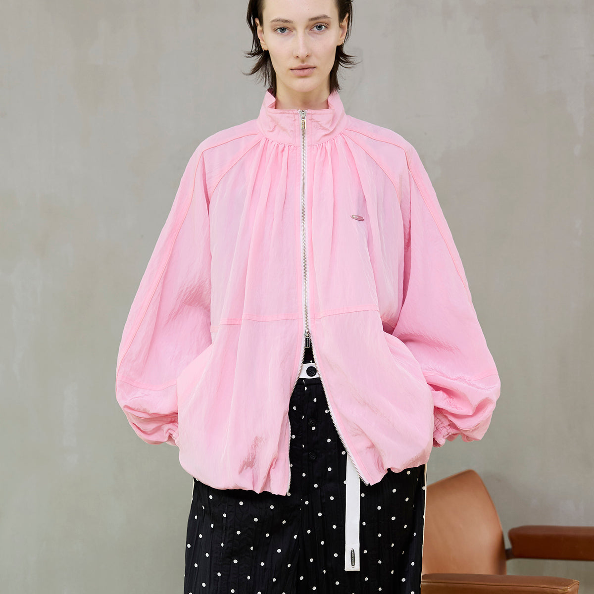 26SPRING PRE-ORDER】Voluminous Balloon Blouson