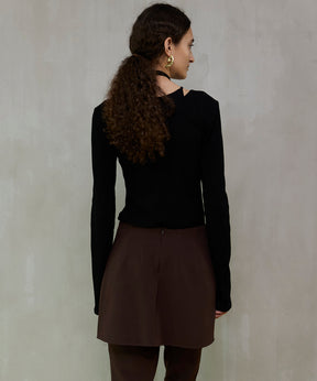 【26SPRING PRE-ORDER】Layered Rib Top