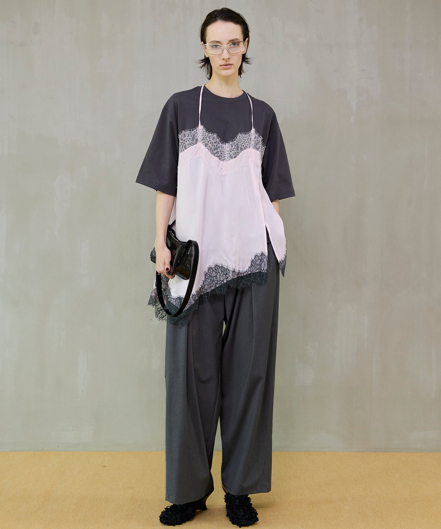 [26SPRING PRE-ORDER]Tunnel Loop Belt Set Pants