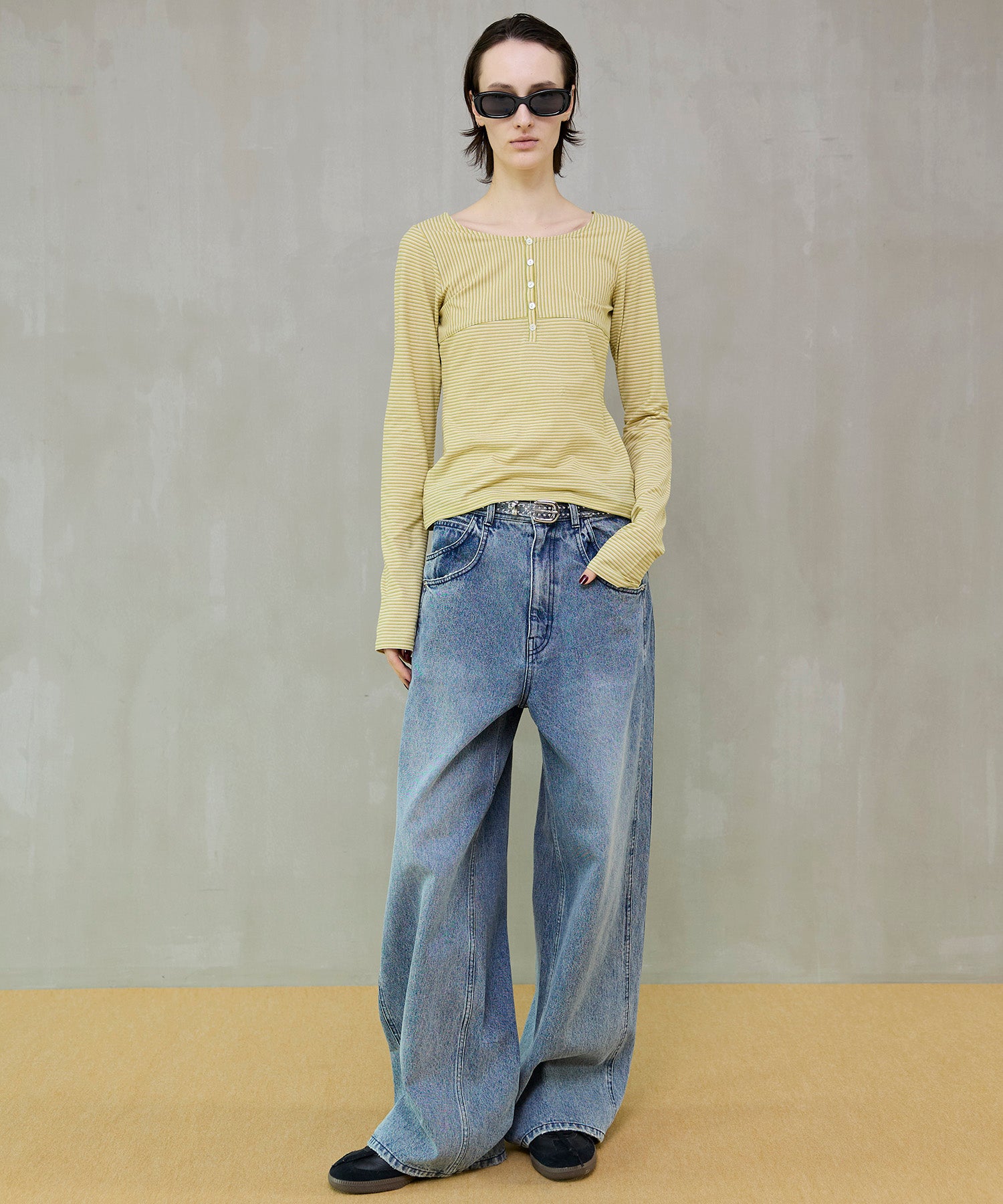 【26SPRING PRE-ORDER】Double Pocket Color Denim