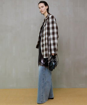 【26SPRING PRE-ORDER】Ombre Check Pattern Tailored Jacket