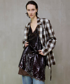 【26SPRING PRE-ORDER】Sequin Camisole One-Piece