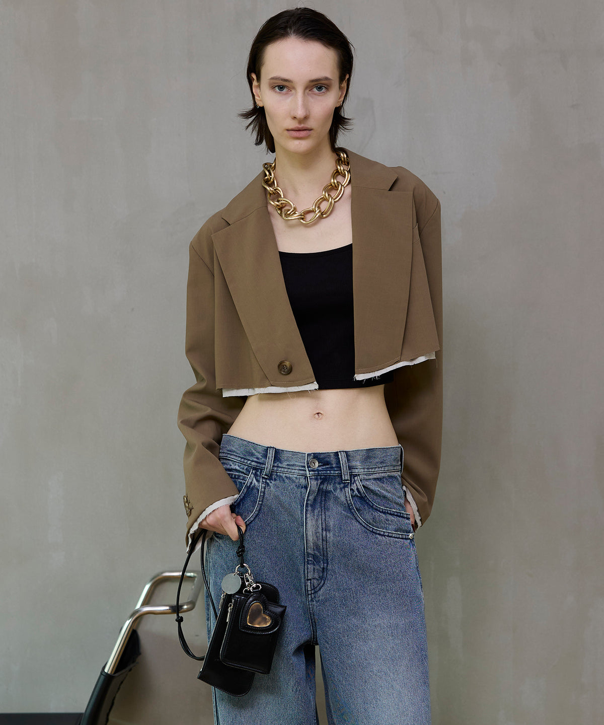 【26SPRING PRE-ORDER】Back-Tulle Short Jacket