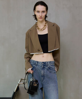 [26SPRING PRE-ORDER] 백튤 숏자켓