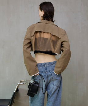 [26SPRING PRE-ORDER] 백튤 숏자켓