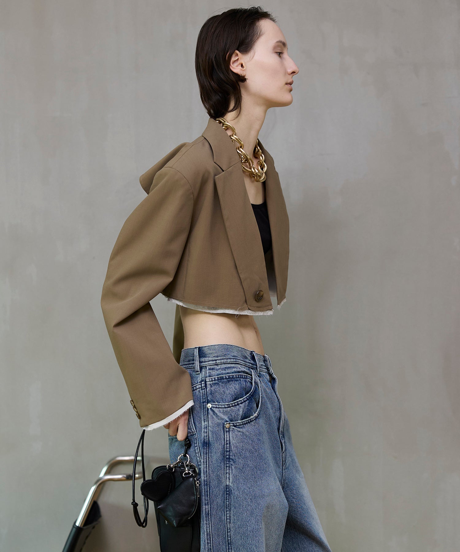 [26SPRING PRE-ORDER] 백튤 숏자켓