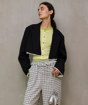 [26SPRING PRE-ORDER] 백튤 숏자켓