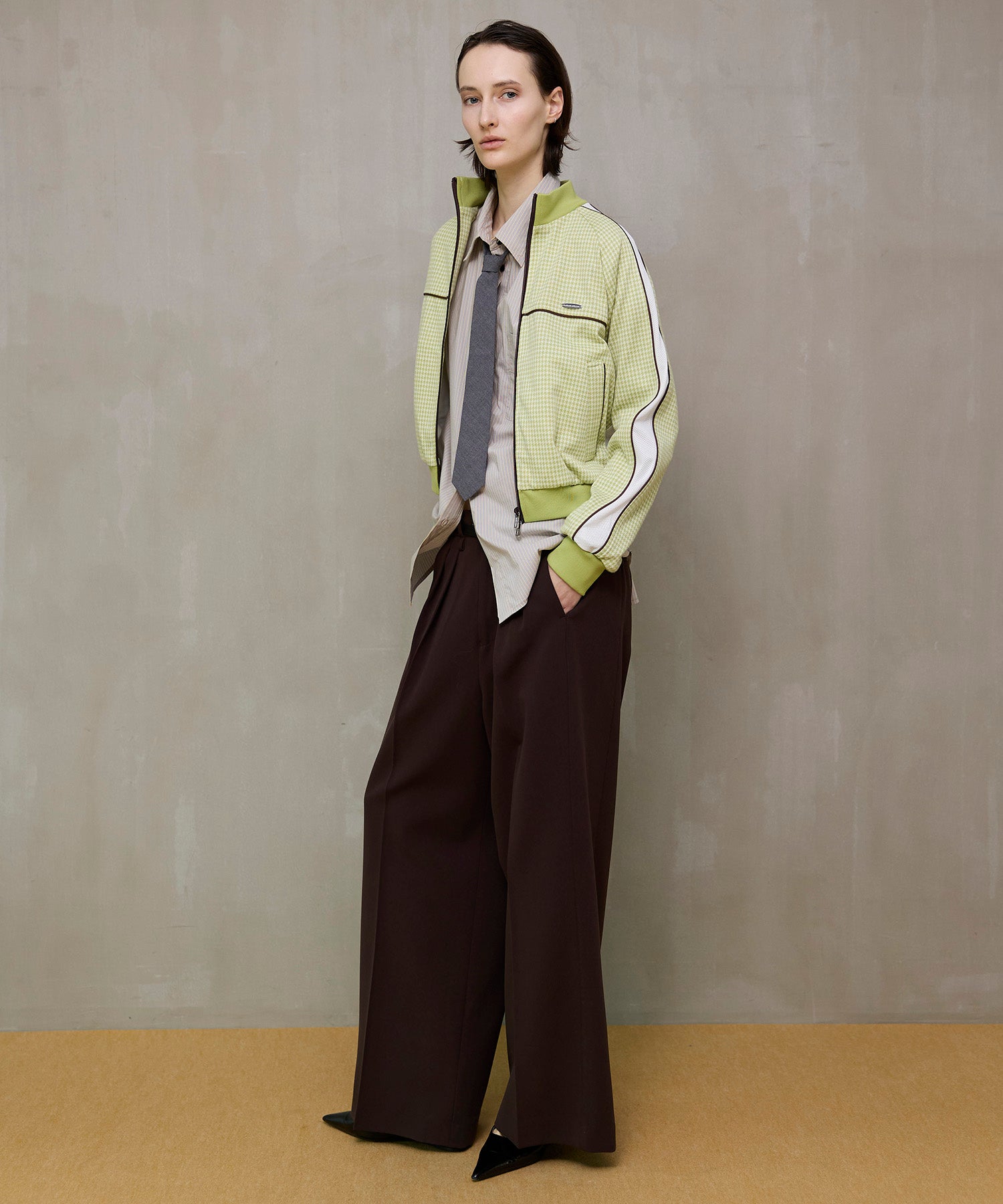 【26SPRING PRE-ORDER】Color Two-Tuck Wide Pants