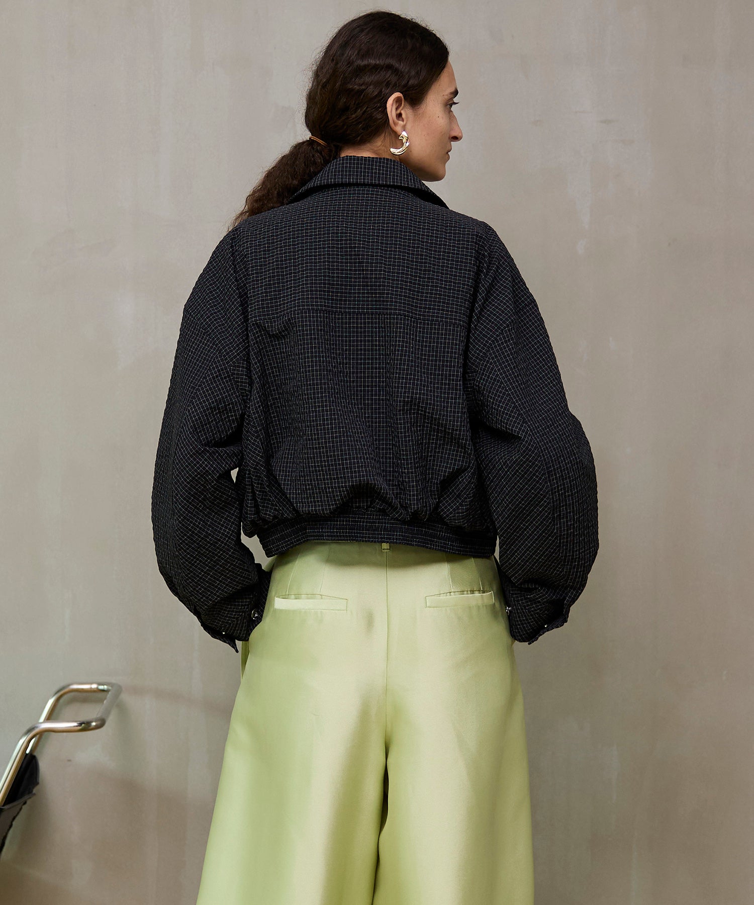 [26SPRING PRE-ORDER] 레이어드 체크 블라우스