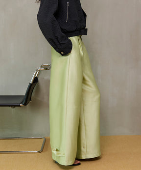 【26SPRING PRE-ORDER】Flight Satin Wide Pants