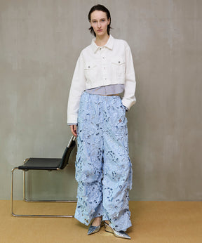 【26SPRING PRE-ORDER】Cut-Off Flower Pants