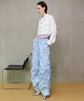 【26SPRING PRE-ORDER】Cut-Off Flower Pants