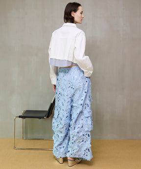 【26SPRING PRE-ORDER】Cut-Off Flower Pants