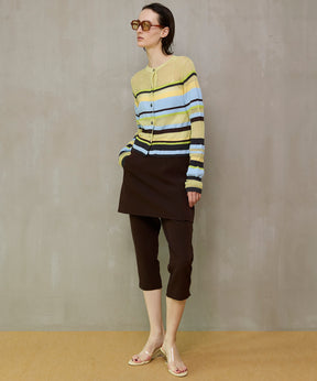 【26SPRING PRE-ORDER】Mini Skirt Layer Capri Pants