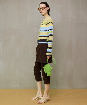 【26SPRING PRE-ORDER】Mini Skirt Layer Capri Pants