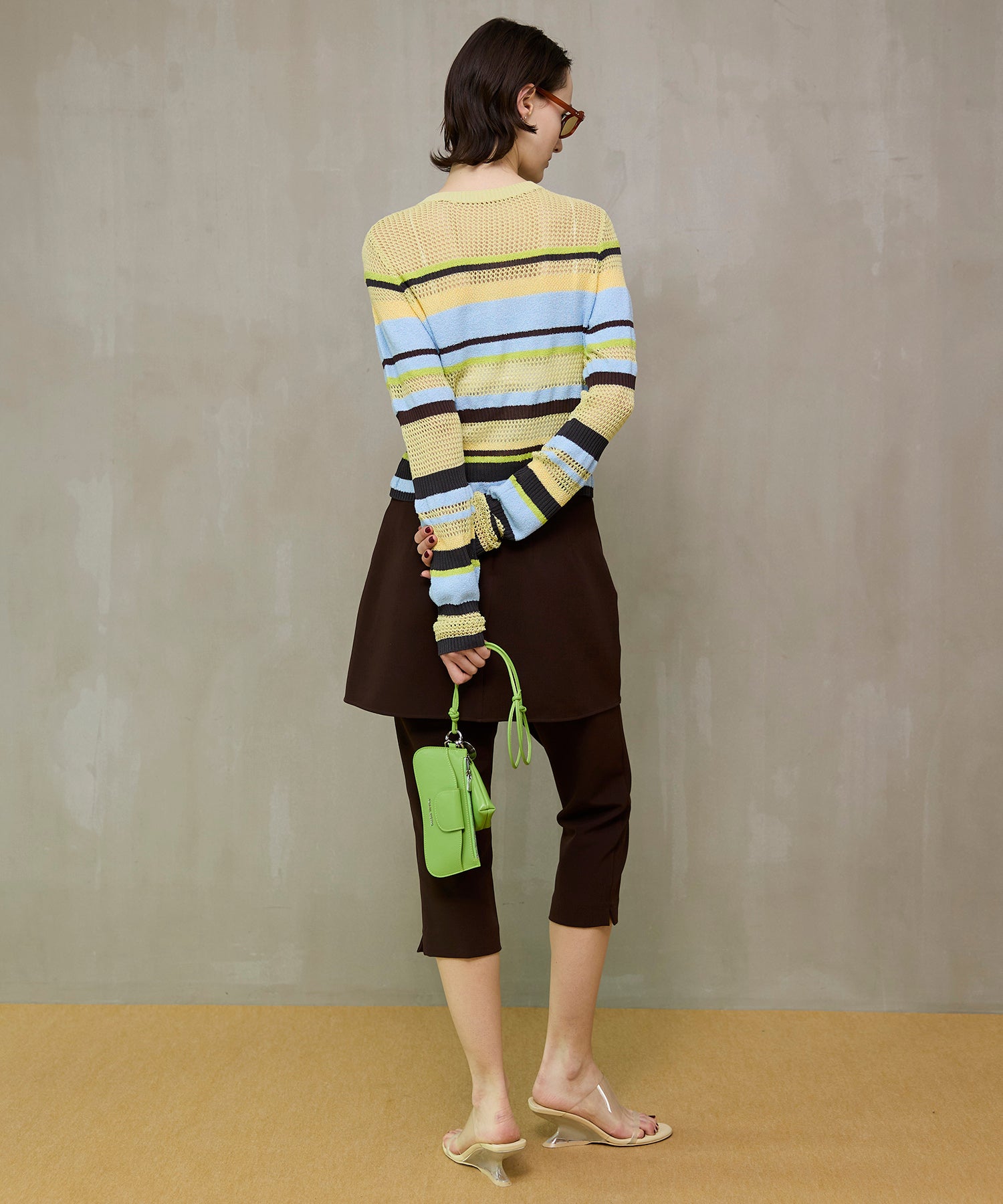 【26SPRING PRE-ORDER】Mini Skirt Layer Capri Pants