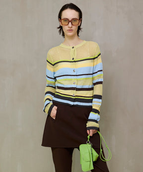 【26SPRING PRE-ORDER】Mesh Border Cardigan