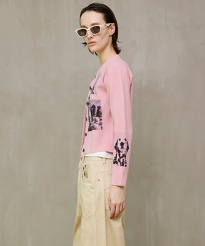 【26SPRING PRE-ORDER】Photo Collage Compact Knit Cardigan