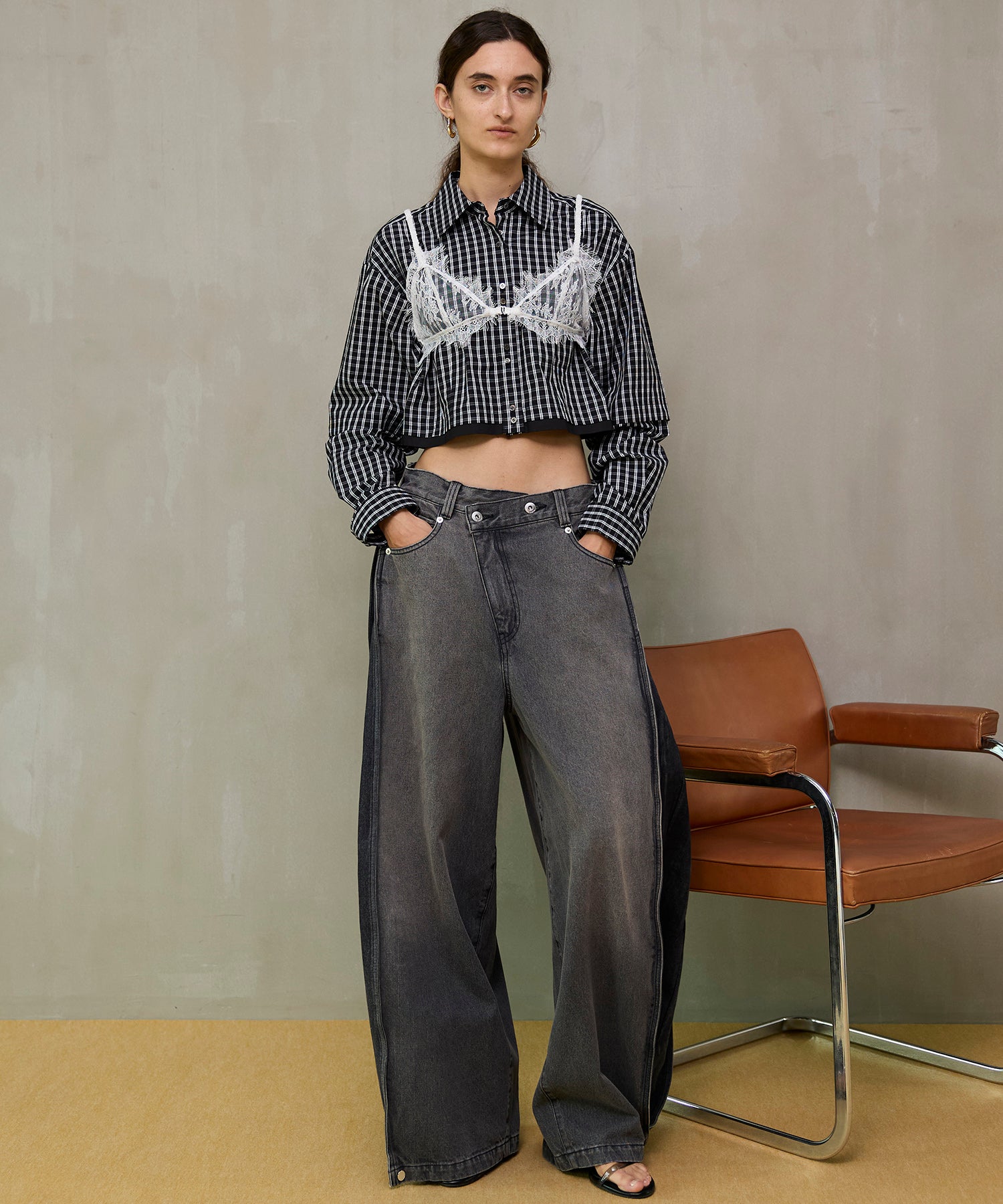 【26SPRING PRE-ORDER】2Way Sleeve Short Shirt