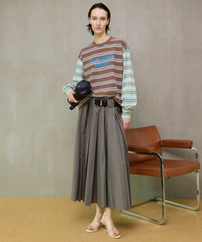 【26SPRING PRE-ORDER】Belted Pleated Skirt
