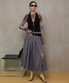 【26SPRING PRE-ORDER】Suiting Halter Neck Vest