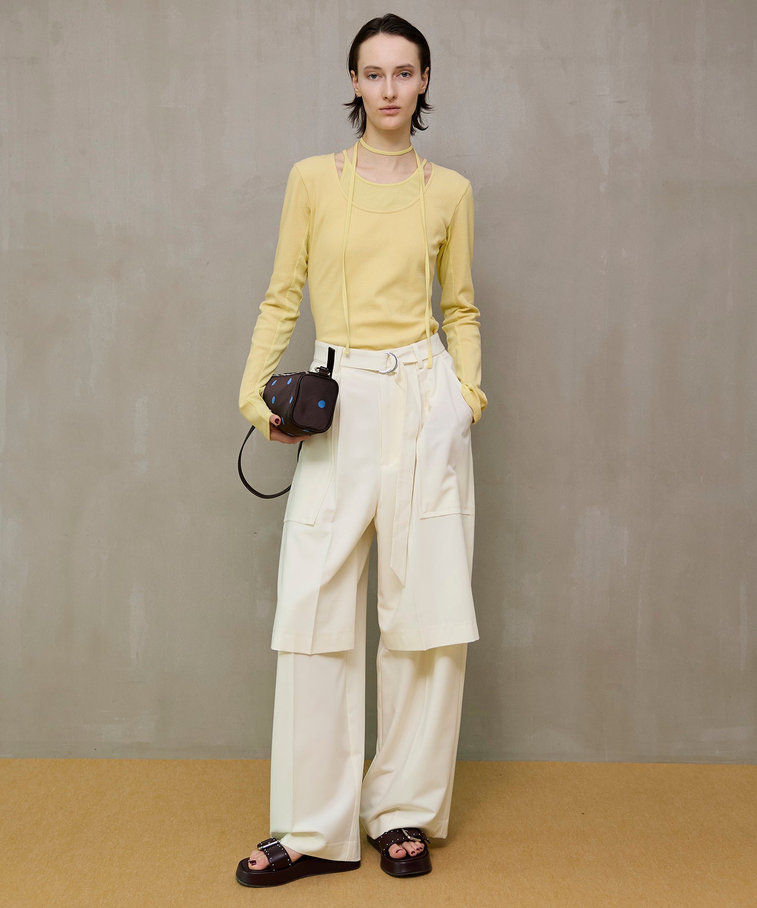 【26SPRING PRE-ORDER】Layered Rib Top