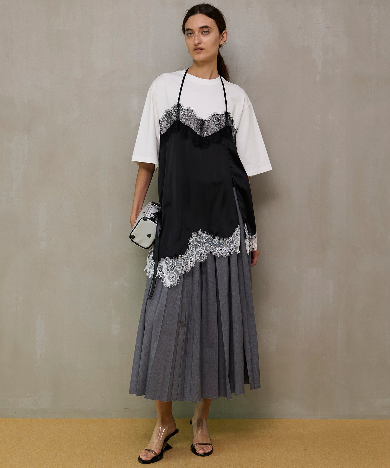 【26SPRING PRE-ORDER】Belted Pleated Skirt