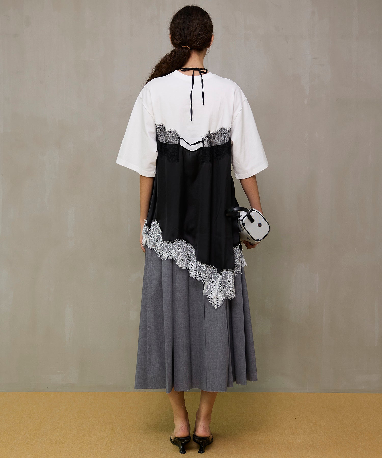 【26SPRING PRE-ORDER】Lace Docking Layered TEE