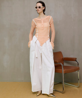 【26SPRING PRE-ORDER】Crochet-Like Bodysuit