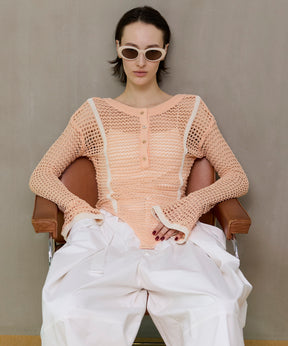 【26SPRING PRE-ORDER】Crochet-Like Bodysuit