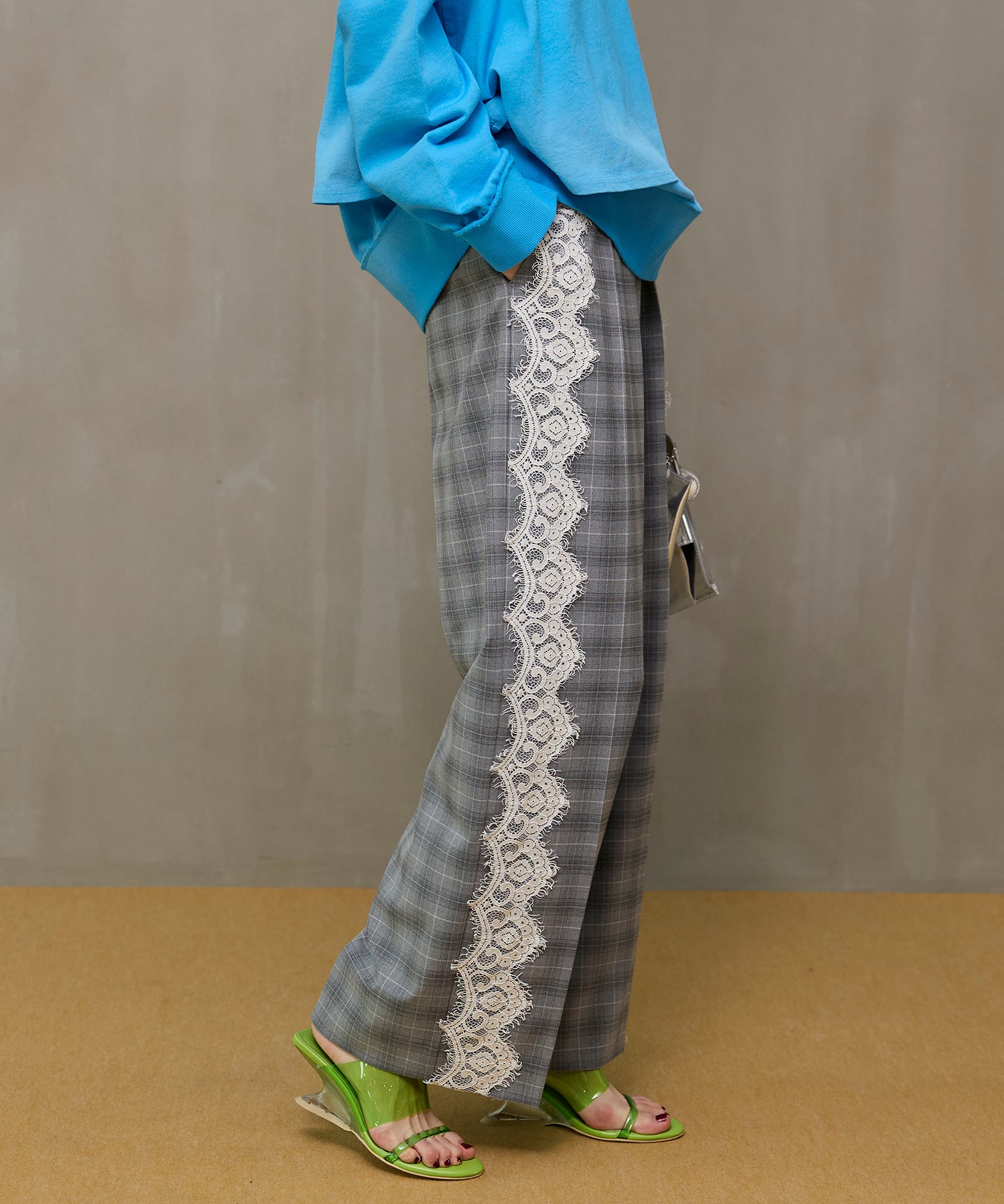 【26SPRING PRE-ORDER】Side Lace Trousers