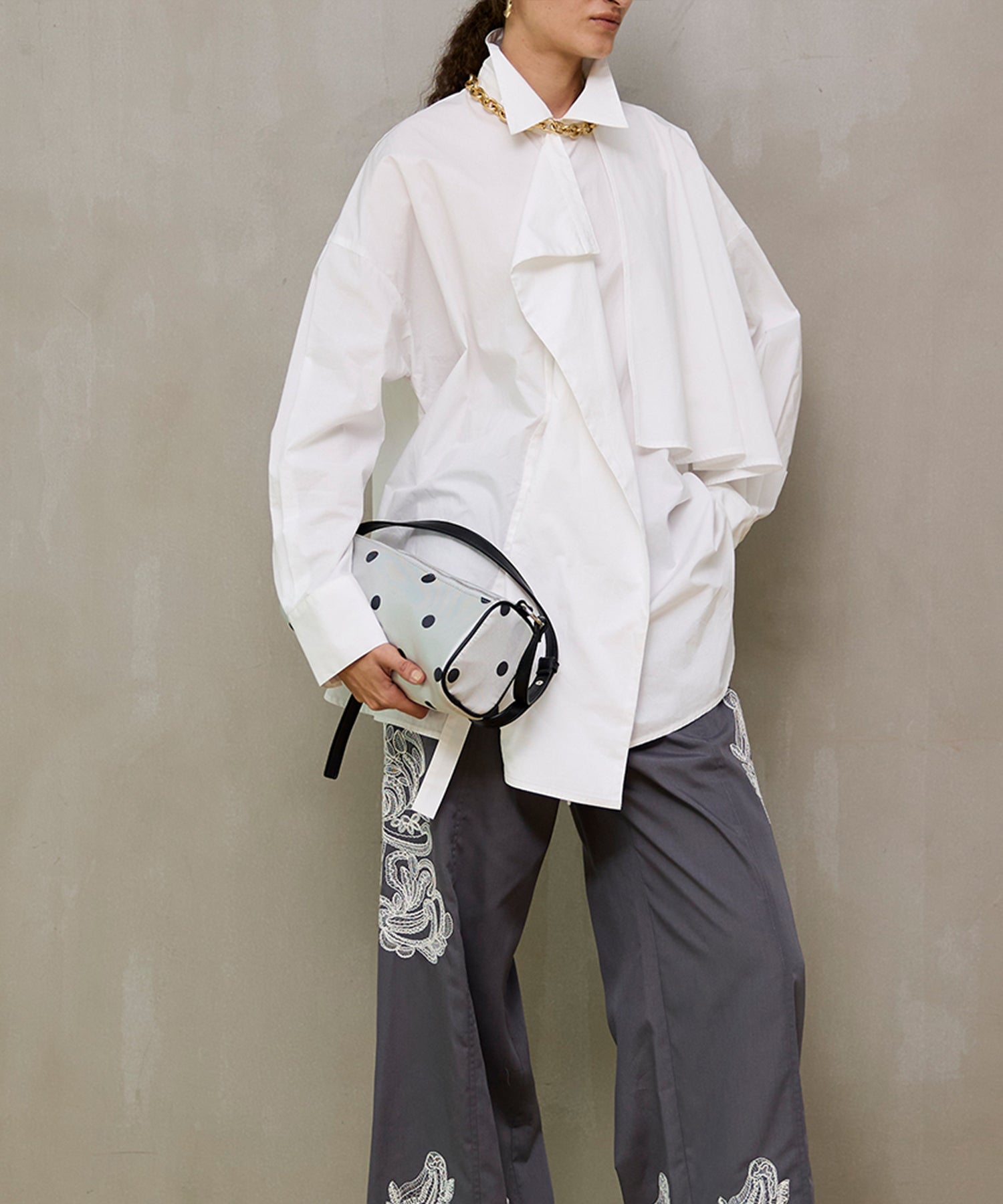 【26SPRING PRE-ORDER】Dot Narrow Double Zip Boston