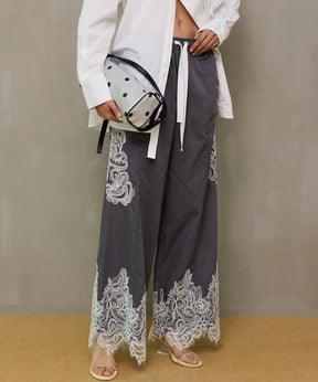 【26SPRING PRE-ORDER】Striped Lace Pants