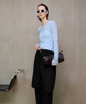 【26SPRING PRE-ORDER】Dot Narrow Double Zip Boston