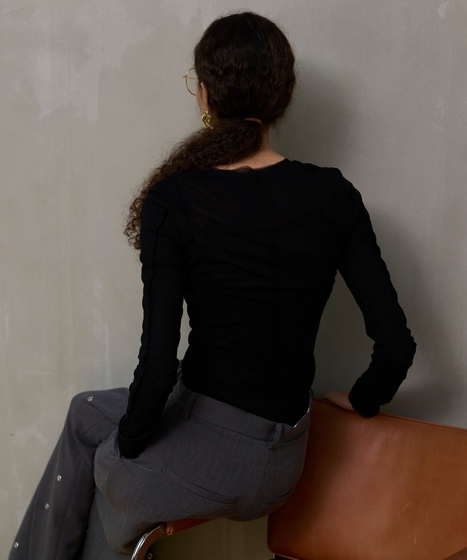 【26SPRING PRE-ORDER】Henley Neck Top