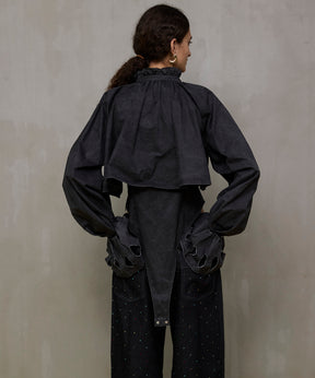 [26SPRING PRE-ORDER] 러플 셔츠 바디수트