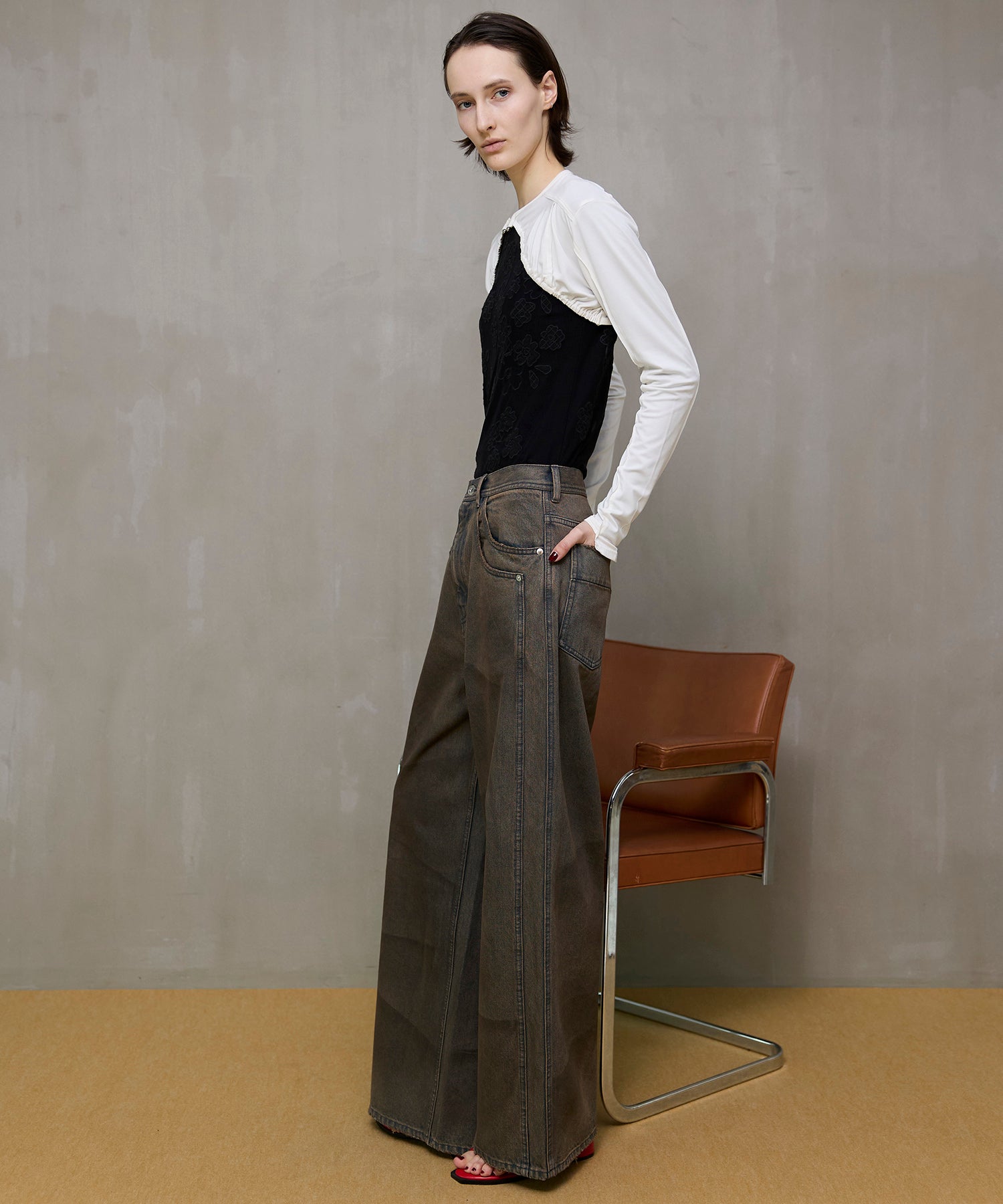 【26SPRING PRE-ORDER】Piercing Ring Short Bolero