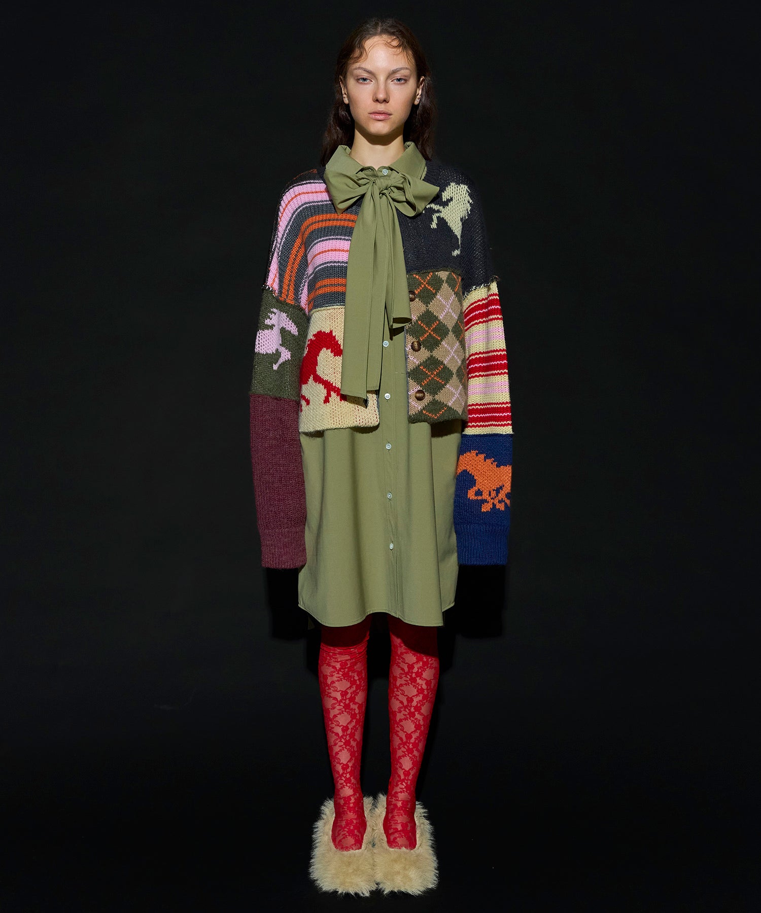 【2026Horse Collection】Horse Knit Cardigan