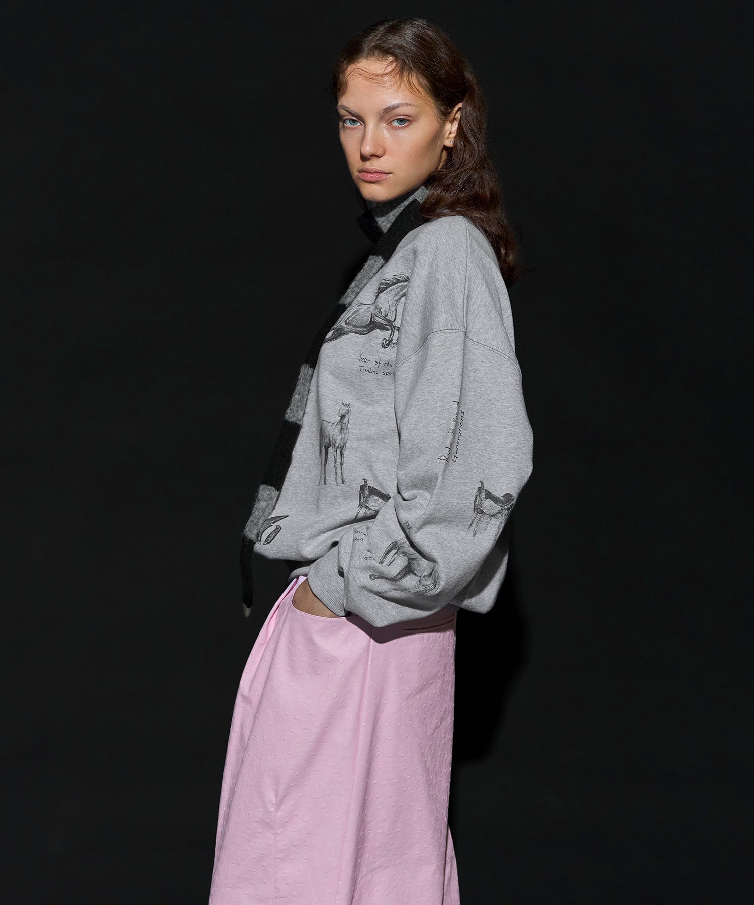 【2026Horse Collection】Drawing Horse Sweatshirt