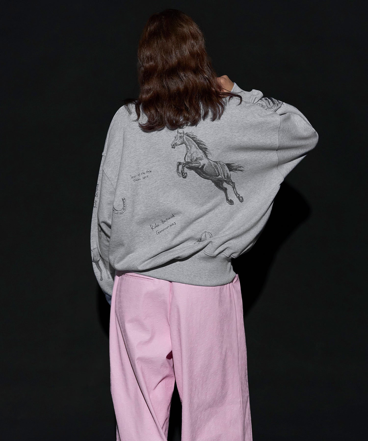 【2026Horse Collection】Drawing Horse Sweatshirt