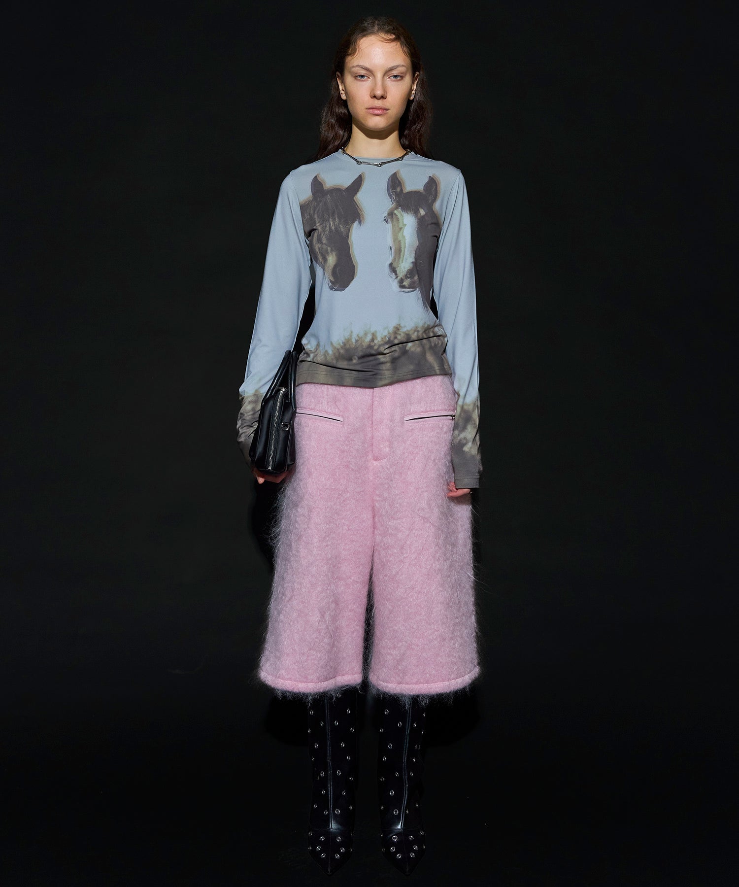 【2026Horse Collection】Twin Horse Skin Top