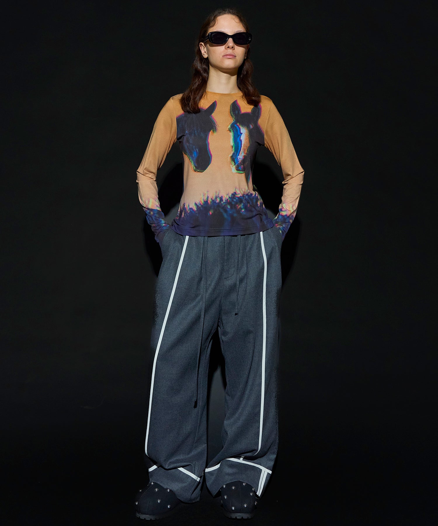 【2026Horse Collection】Twin Horse Skin Top