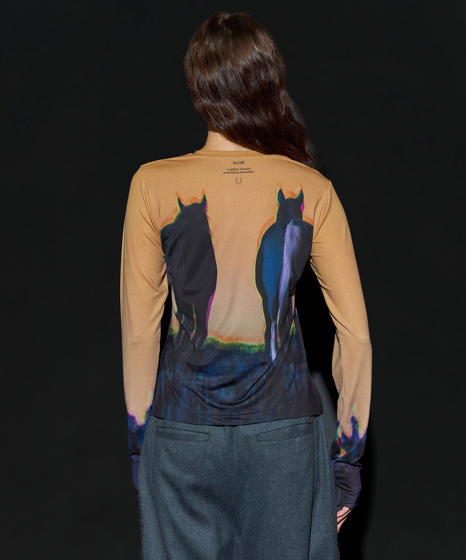 【2026Horse Collection】Twin Horse Skin Top