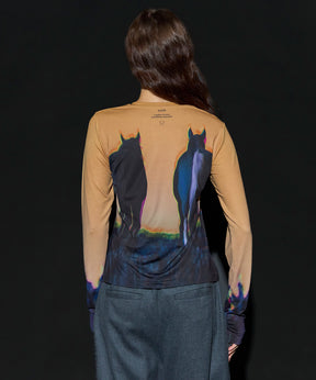 【2026Horse Collection】Twin Horse Skin Top