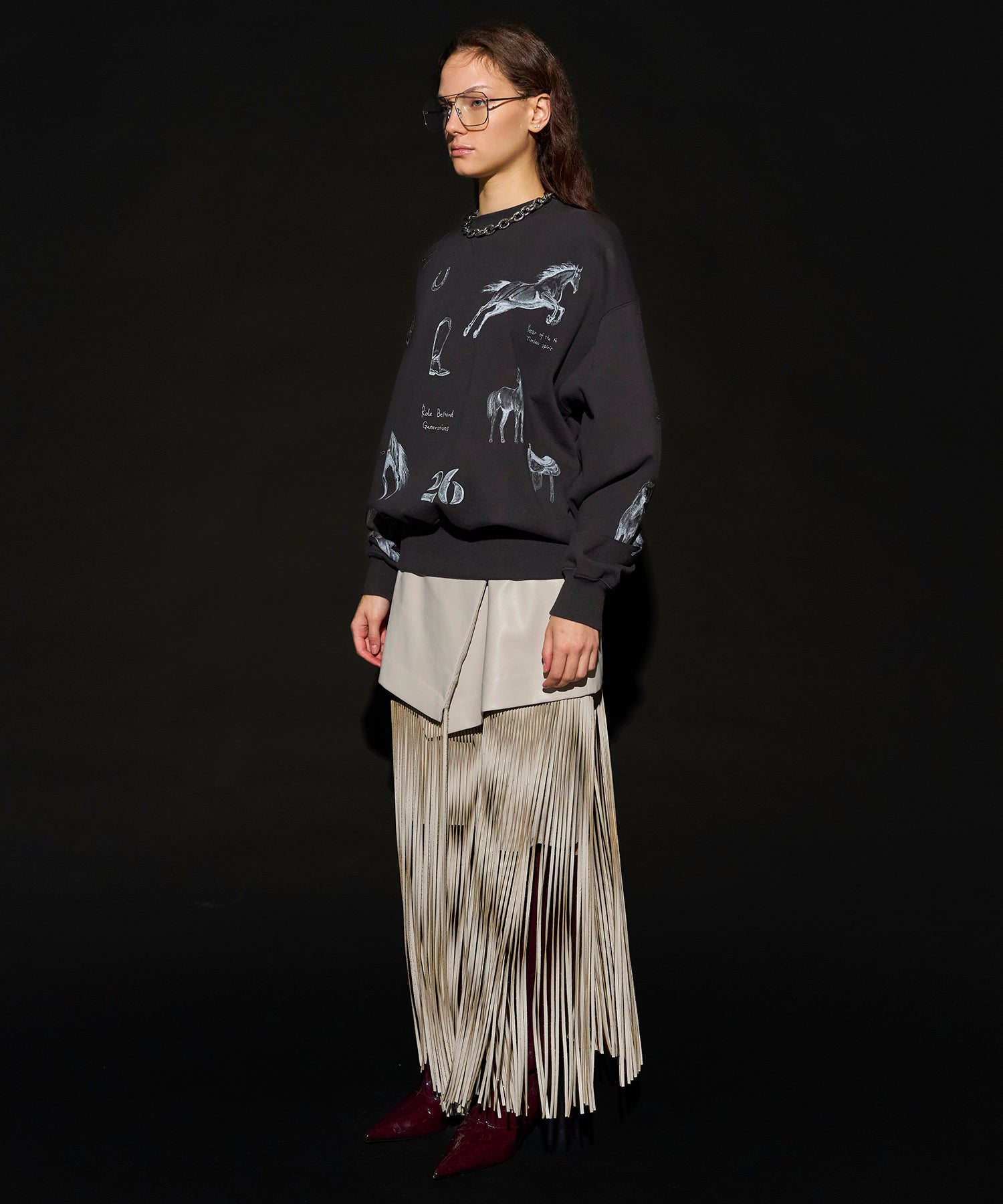 【2026Horse Collection】Drawing Horse Sweatshirt