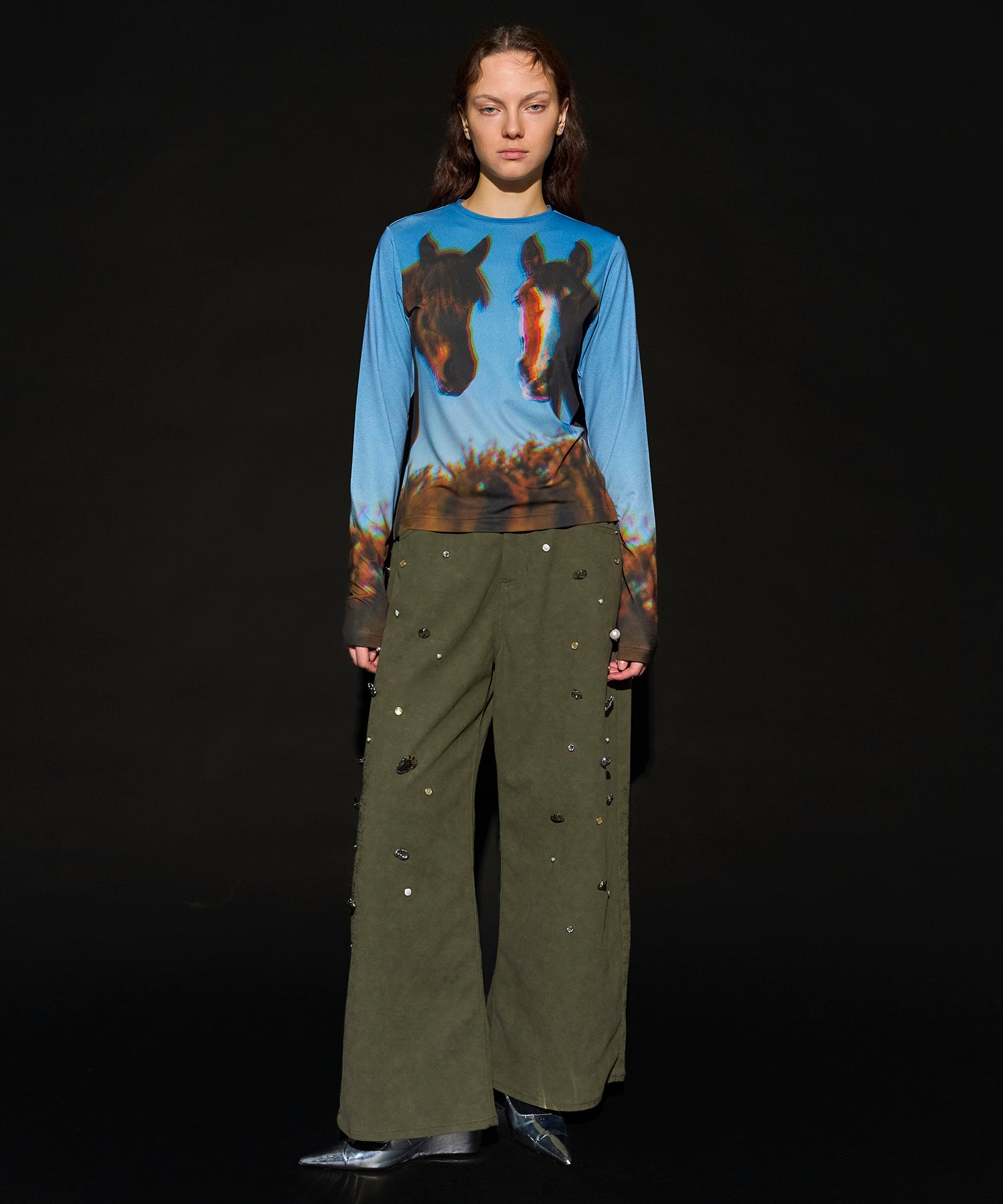 【2026Horse Collection】Twin Horse Skin Top